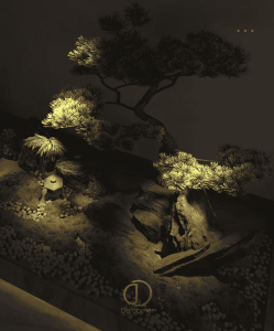 Đèn chiếu điểm chùm tia nhỏ phù hợp với những không gian sang trọng