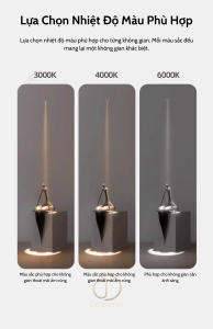 Nhiệt độ màu khác nhau mang lại không gian khác nhau